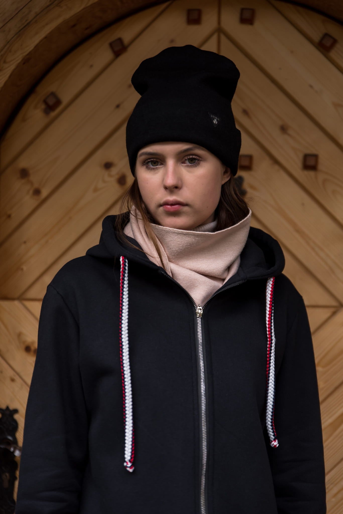 BLUZA-PŁASZCZ LONGLINE CZARNA