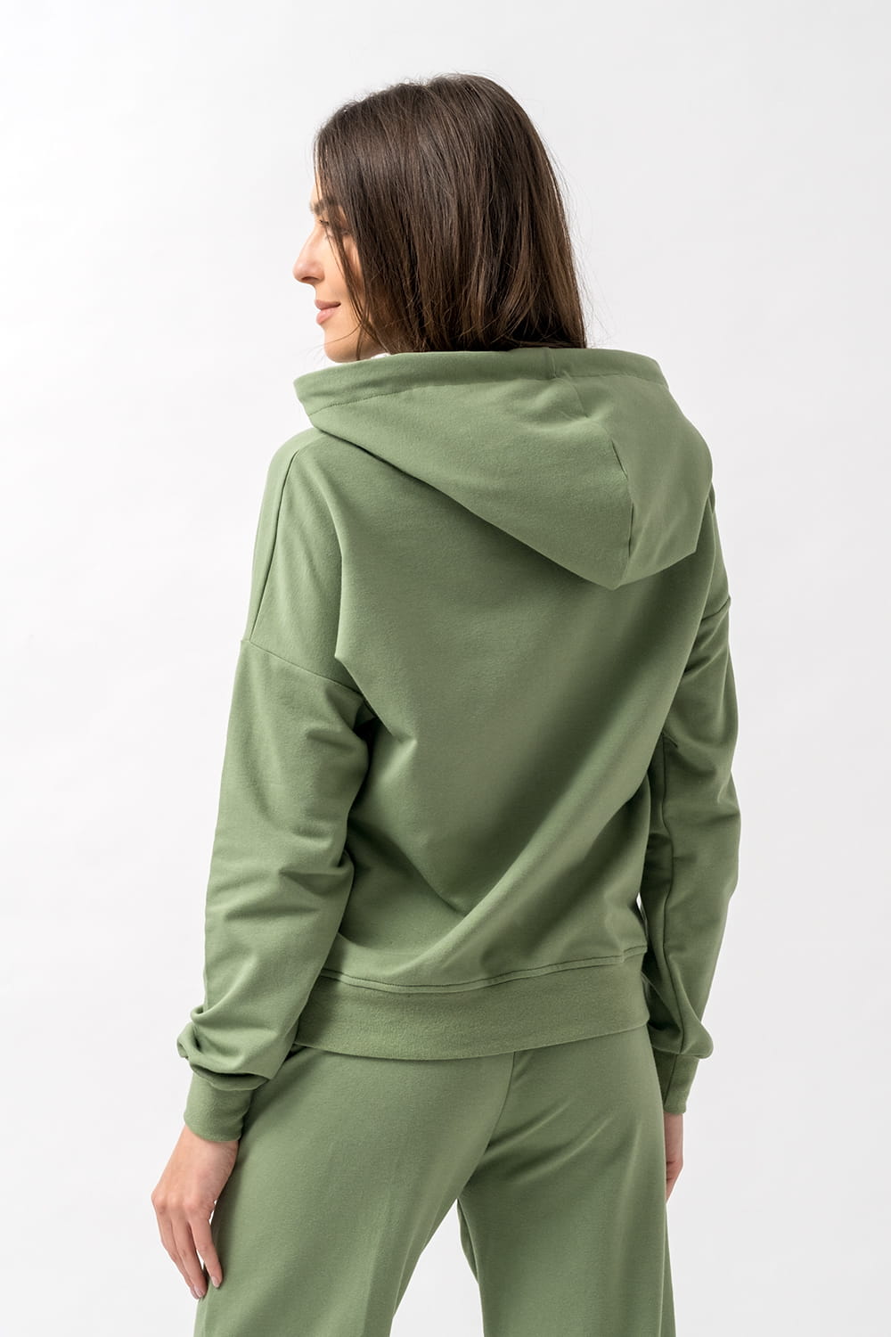 BLUZA Z KAPTUREM DAMSKA "EMI" SZAŁWIA