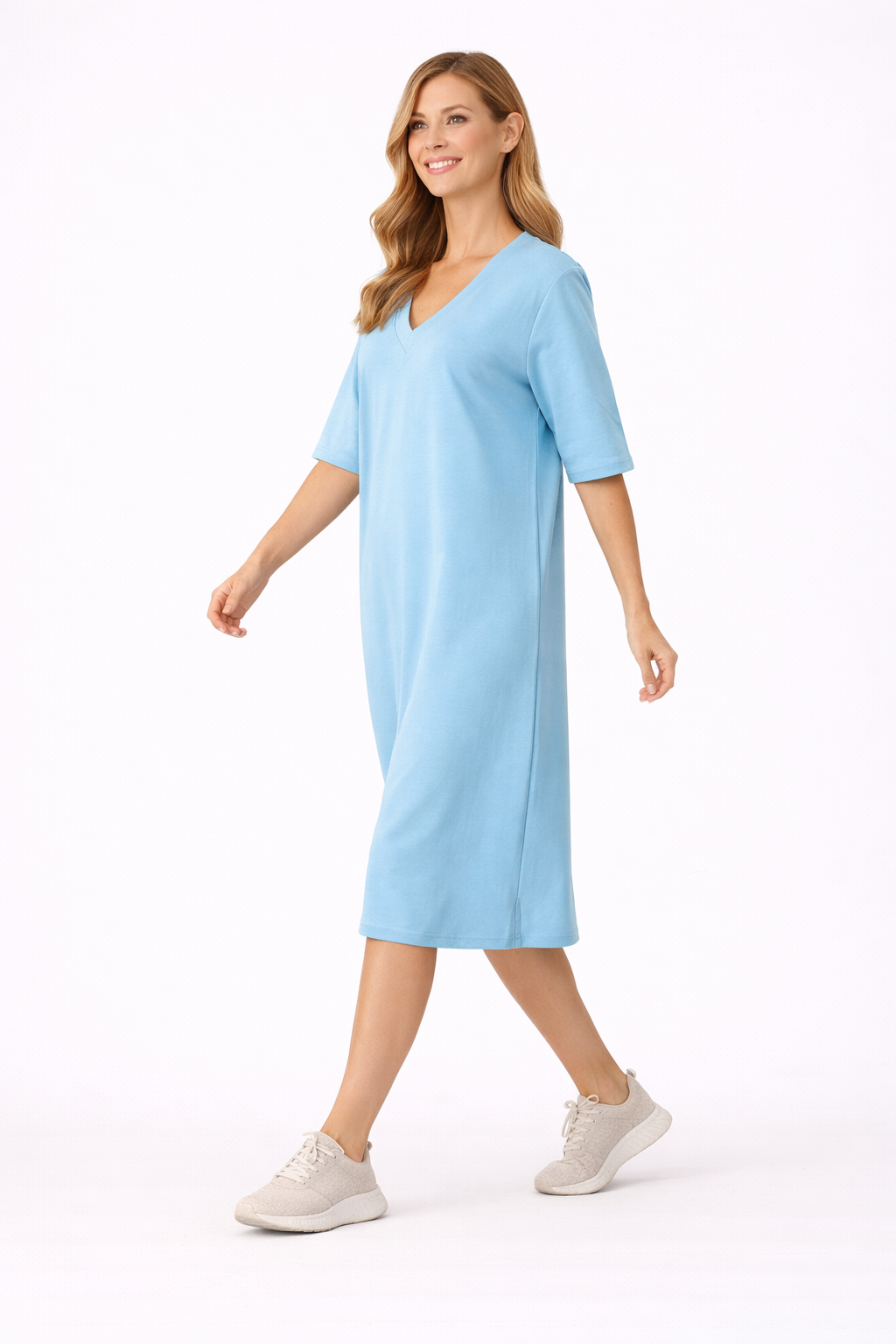 SUKIENKA ELLISON DEKOLD V NIEBIESKI