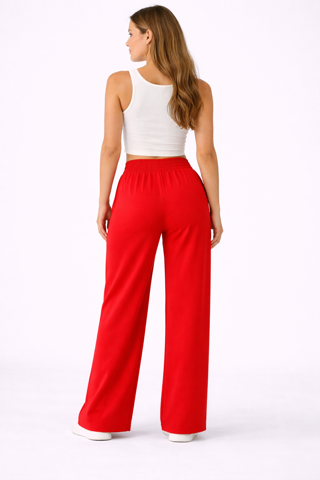 SPODNIE DAMSKIE ,,MILA" MALINA