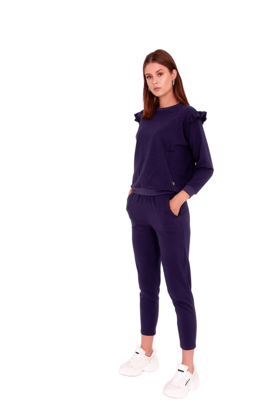 DRES DAMSKI ELLA KOLOR GRANATOWY