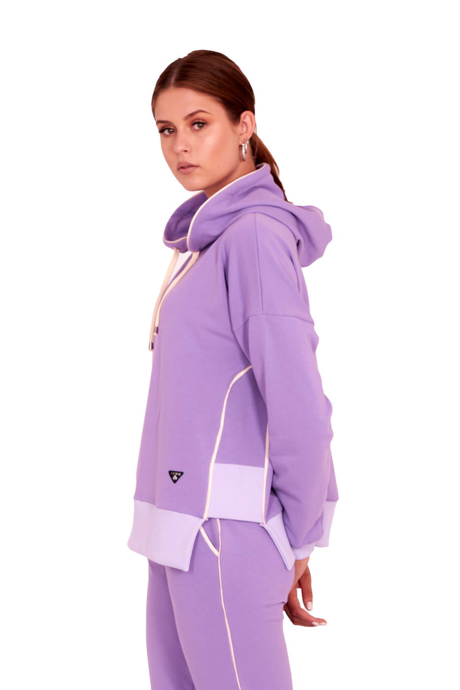 BLUZA DRESOWA STYLE LAWENDOWA