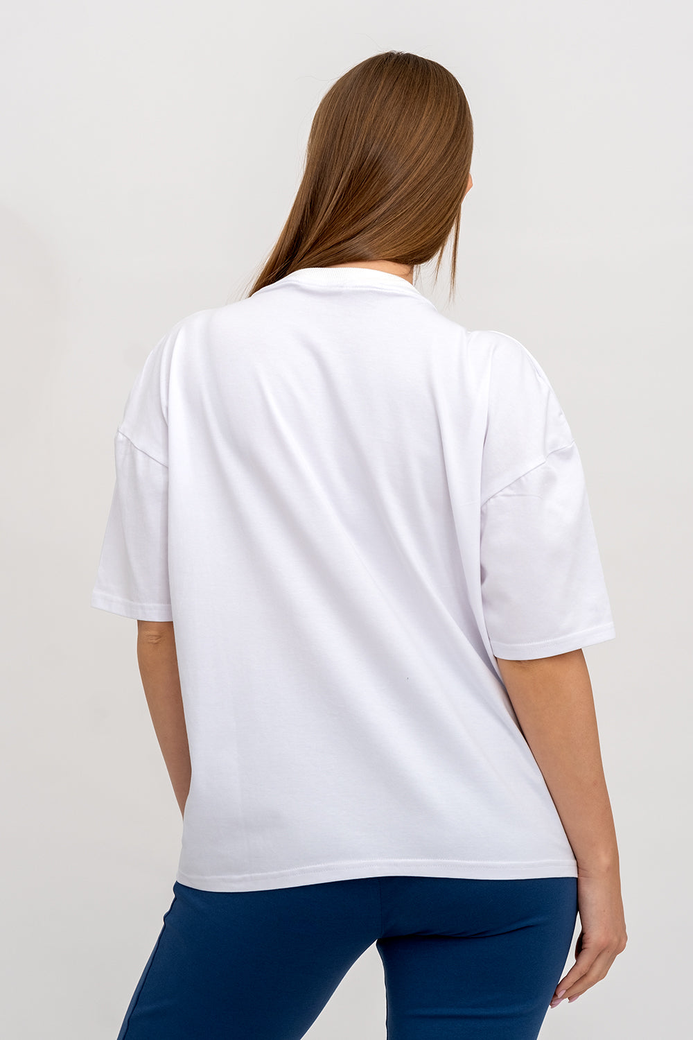 T-SHIRT DAMSKI Z NADRUKIEM ,, IT`S A GOOD LIFE" BIAŁA