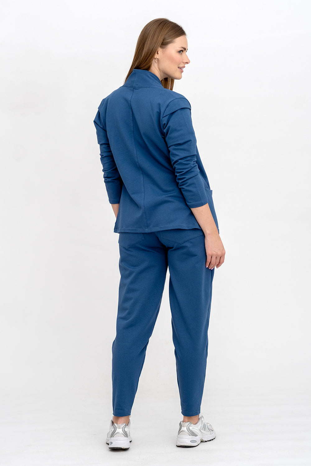 KOMPLET MARYNARKA+SPODNIE DENIM