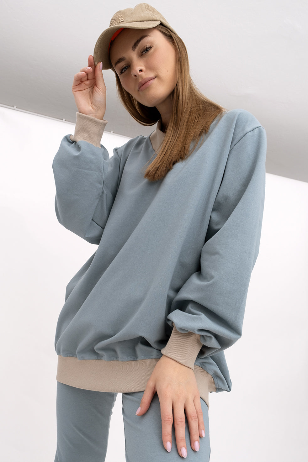 BLUZA ,,COMFORT" NIEBIESKI