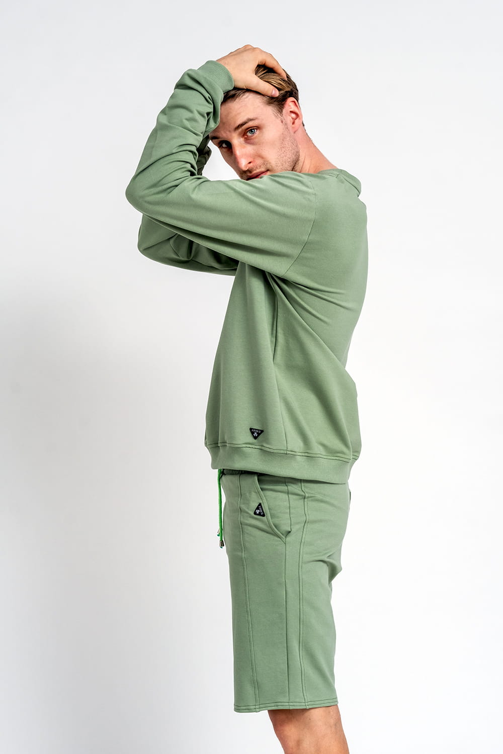 BLUZA BASIC MĘSKA "ETHAN" SZAŁWIA