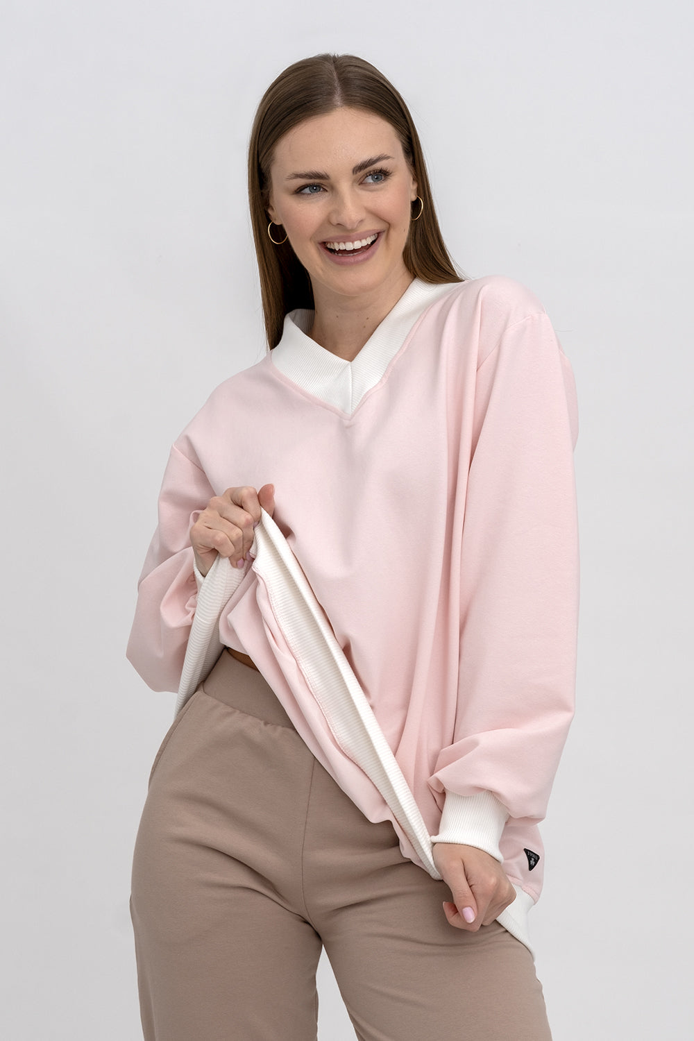 BLUZA ,,COMFORT" RÓŻ