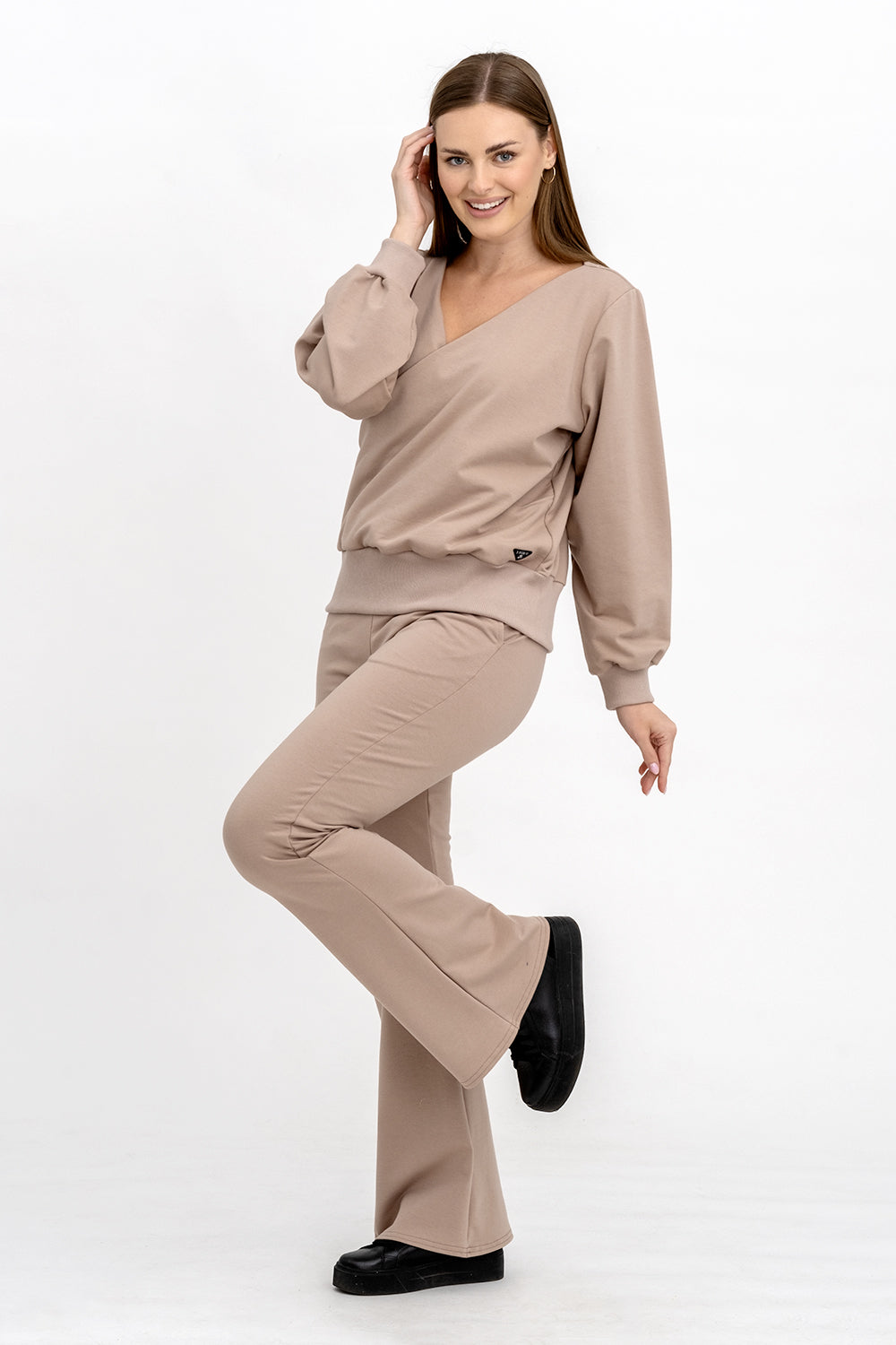 KOMPLET DRESOWY ,,LUCCY" CAPUCINO