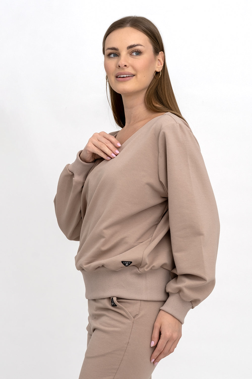BLUZA ,,LUCCY" CAPUCINO