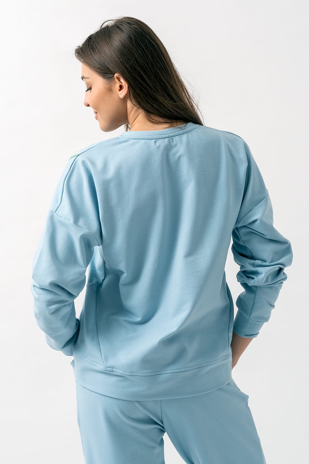 BLUZA DAMSKA "MEGAN" NIEBIESKA