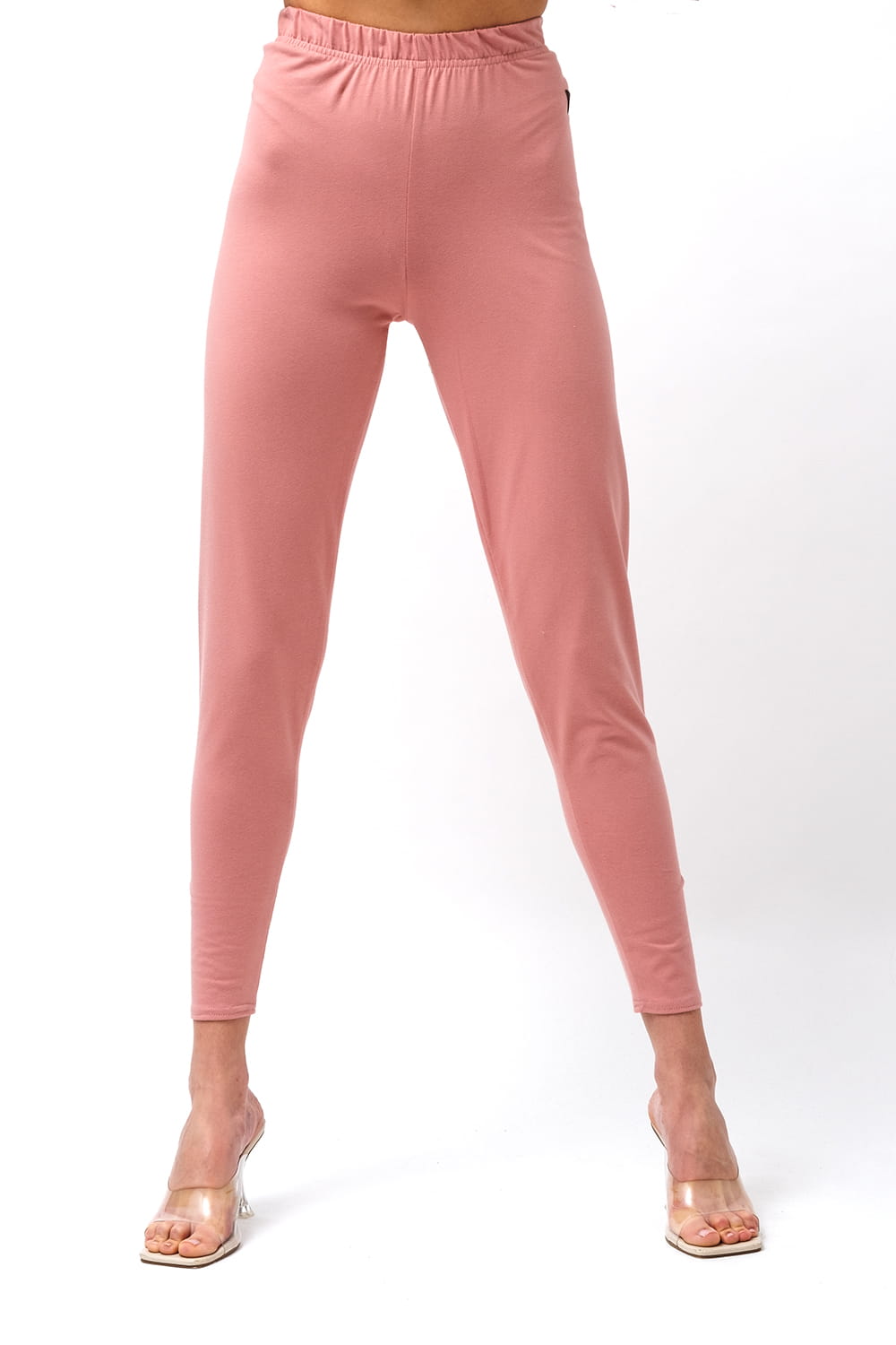 LEGGINSY "ADELL" BRUDNY RÓŻ