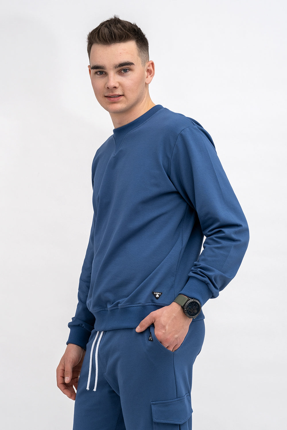 BLUZA MĘSKA BASIC DO V DENIM