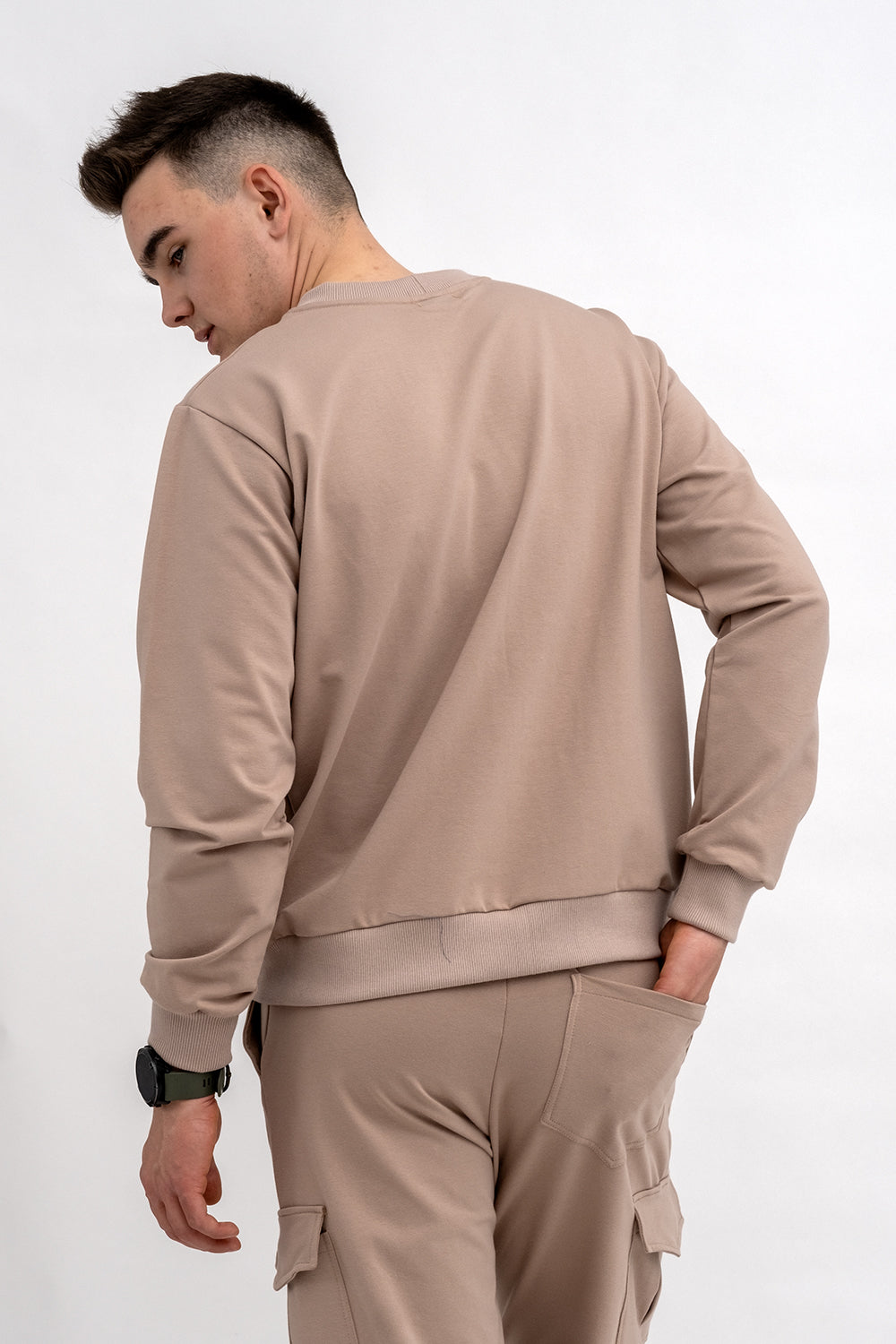 BLUZA MĘSKA BASIC DO V CAPUCINO