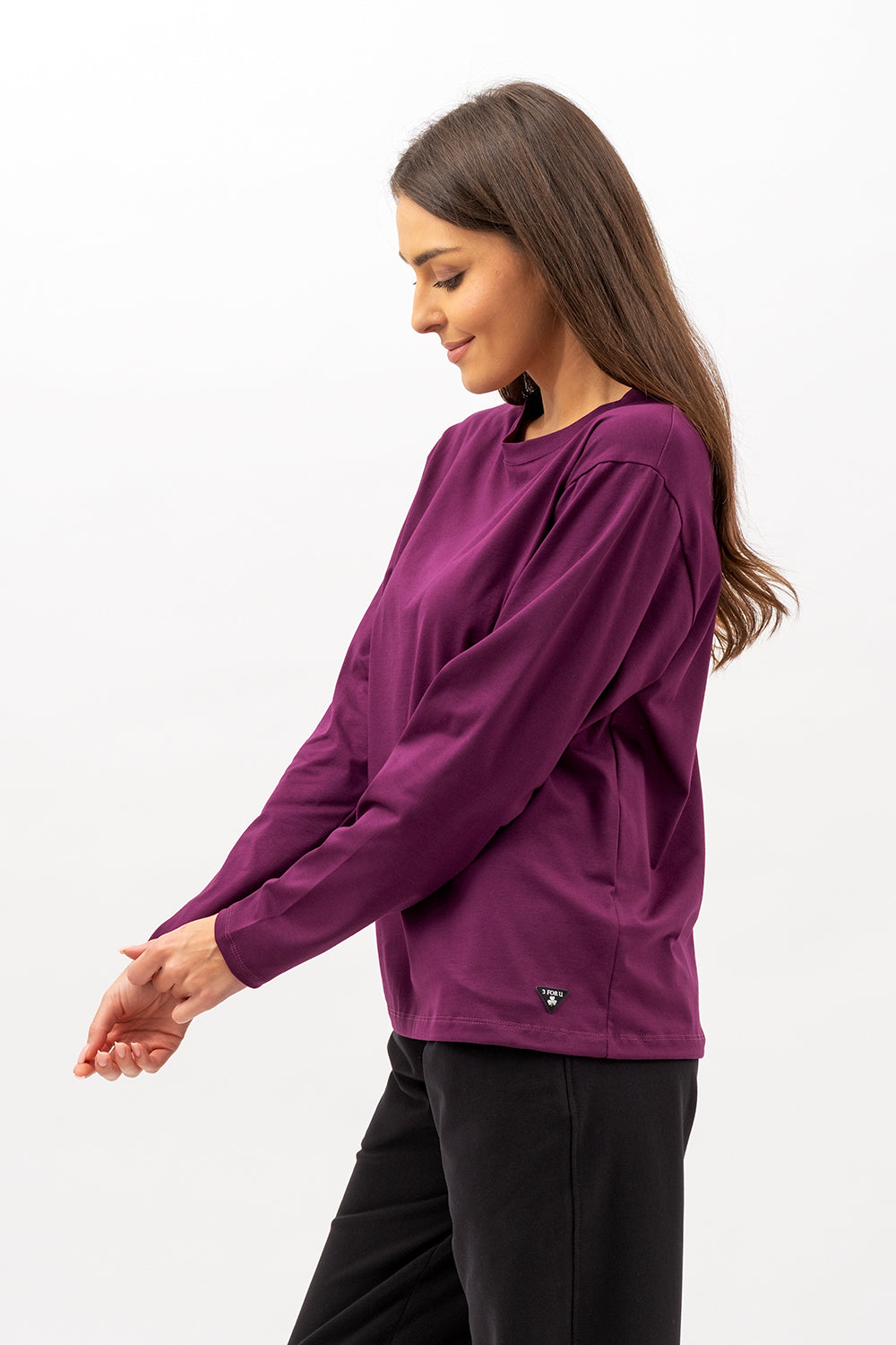 LONGSLEEVE LILY BAKŁAŻAN