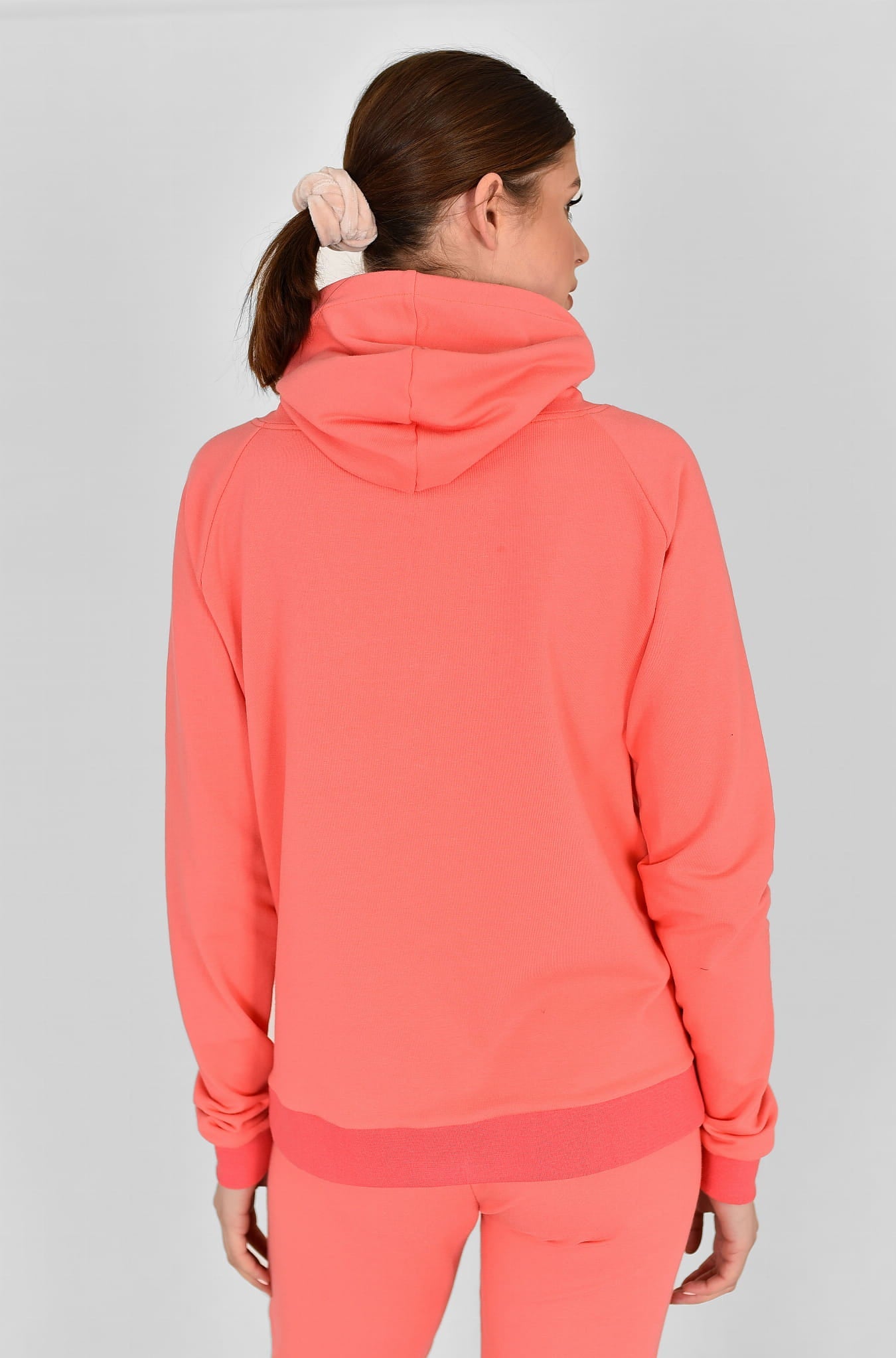 BLUZA NA ZAMEK SUZANA PASTELOWY POMARAŃCZ