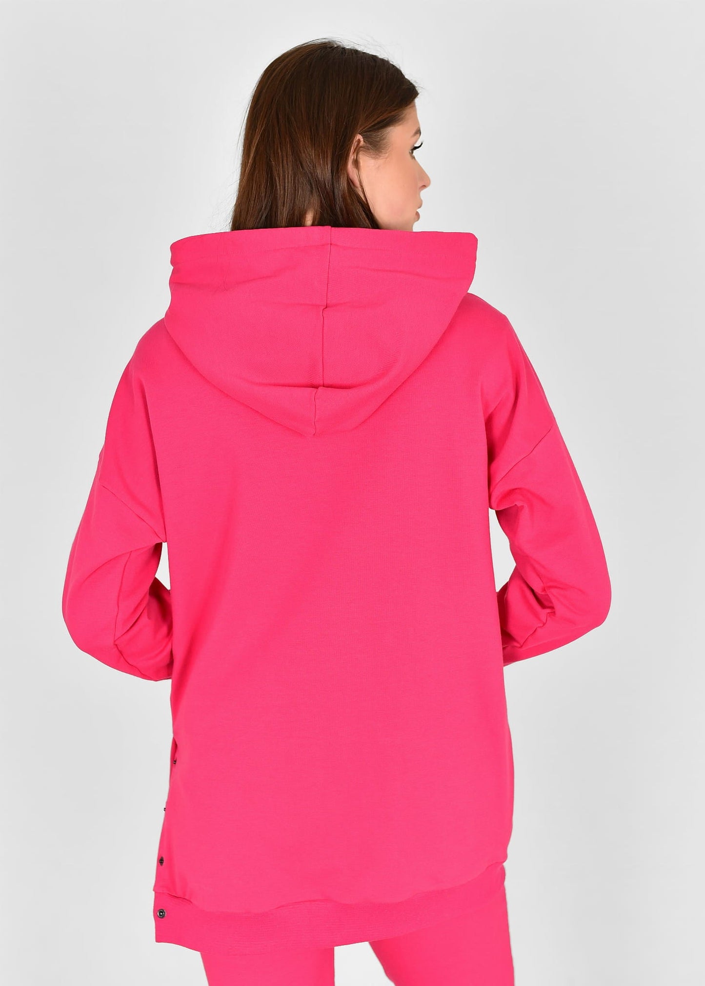 BLUZA Z KAPTUREM NELA KOLOR FUKSJA