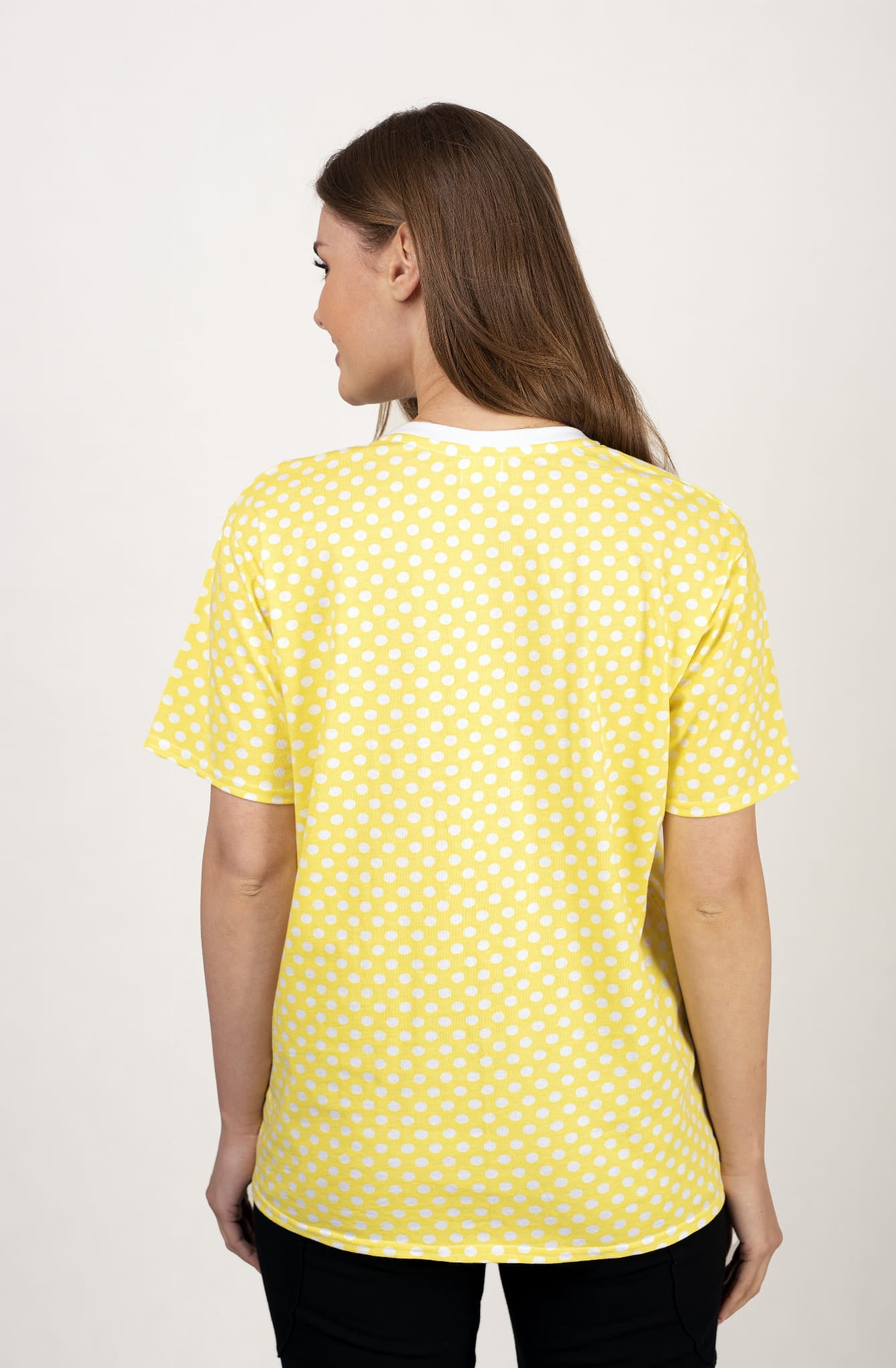 T SHIRT DAMSKI W KROPKI FLOW