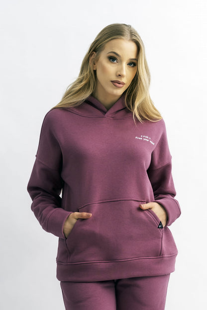 BLUZA Z KAPTUREM DAMSKA "AGA" WRZOS