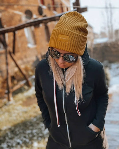 BLUZA-PŁASZCZ LONGLINE CZARNA