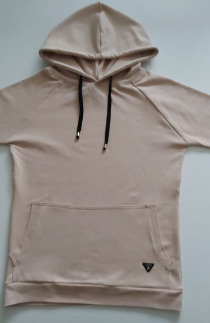 BLUZA Z KAPTUREM  BEŻ OLIWIA