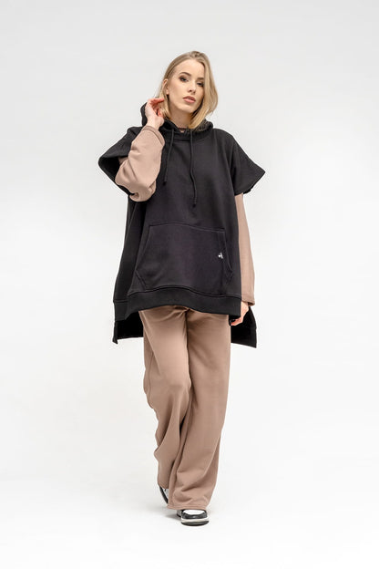 PONCHO  CZARNE