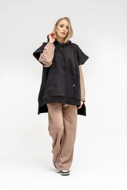 PONCHO  CZARNE