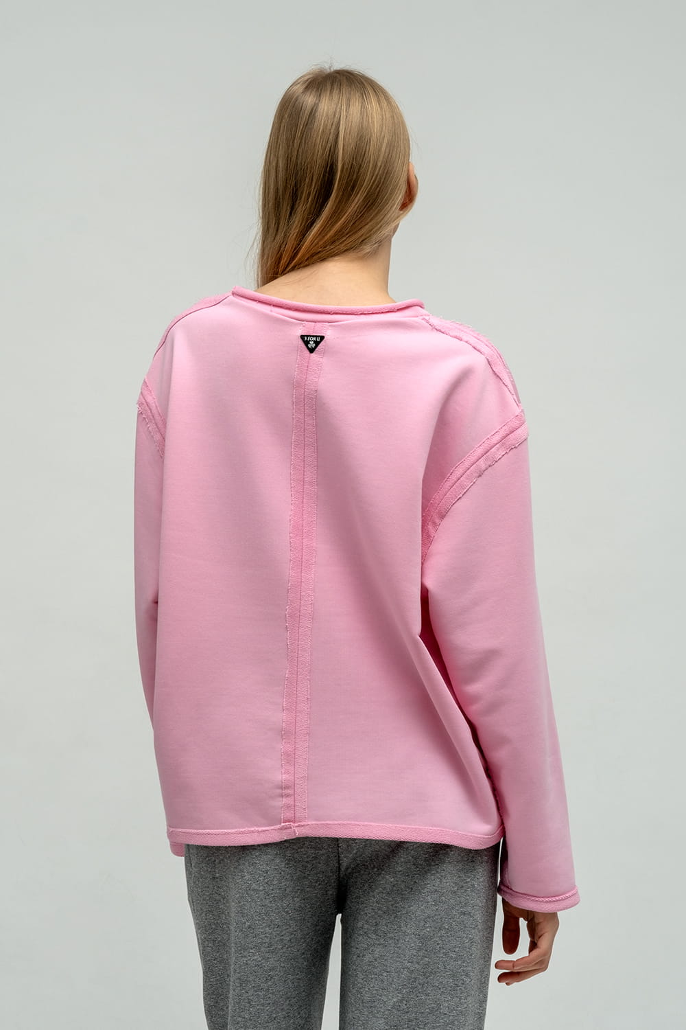 BLUZA  CROP ,,CINDI  '' RÓŻOWA