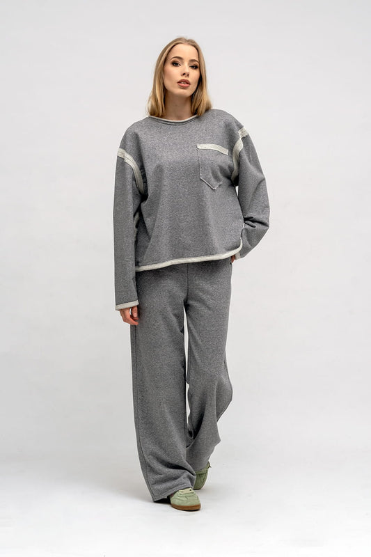 DRES DAMSKI ,,CINDI'' SZARY