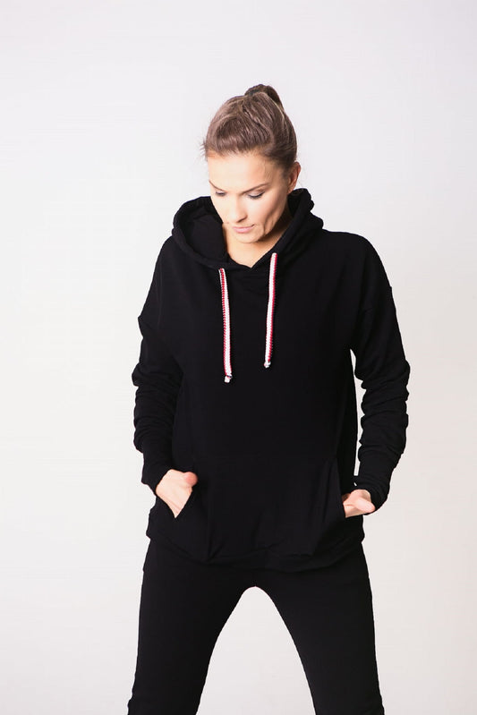 BLUZA SPORTOWA CZARNA ALICE