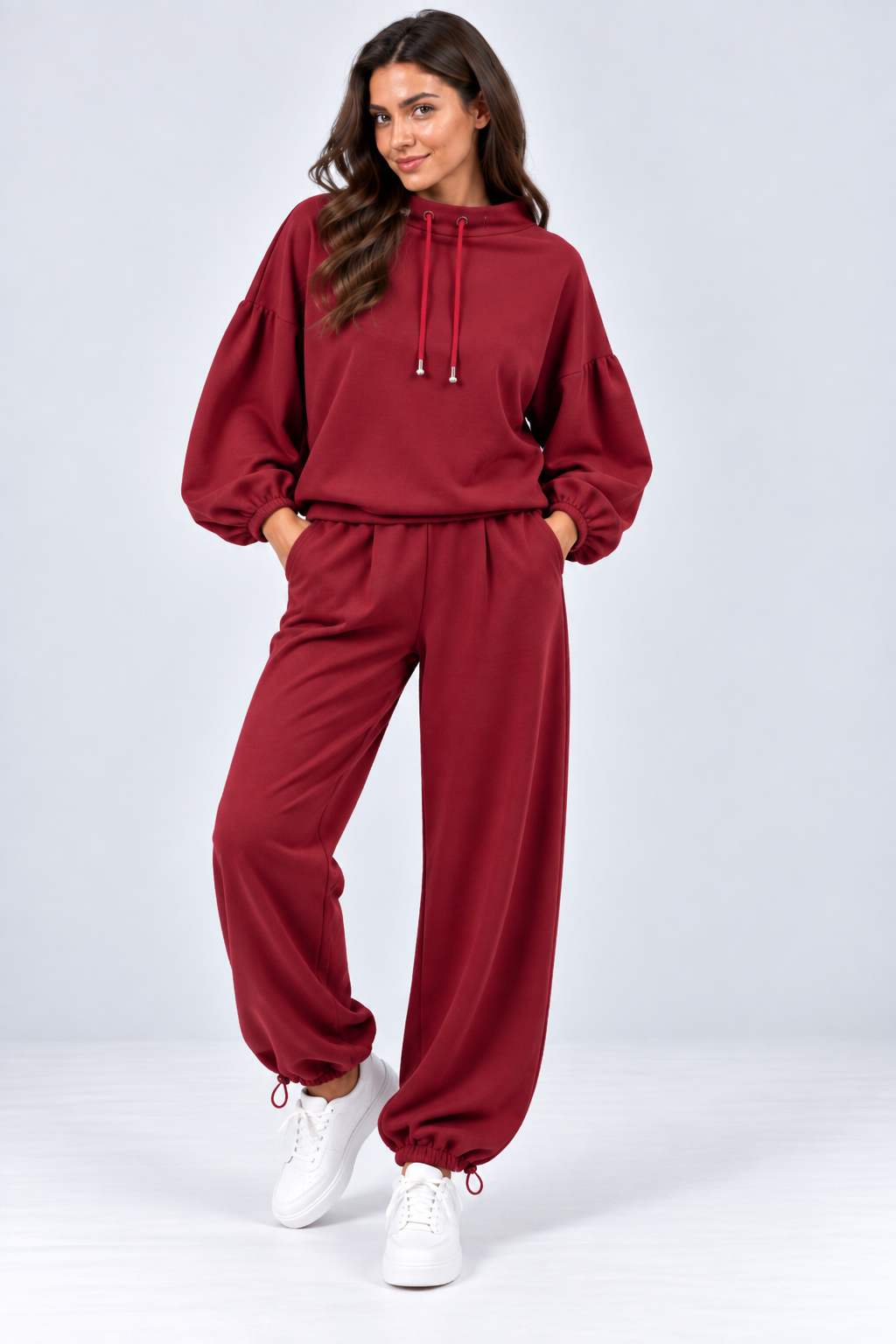 KOMPLET DRESOWY ARIA BORDO