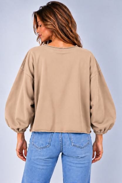 BLUZA  FLAVIA BEŻOWA