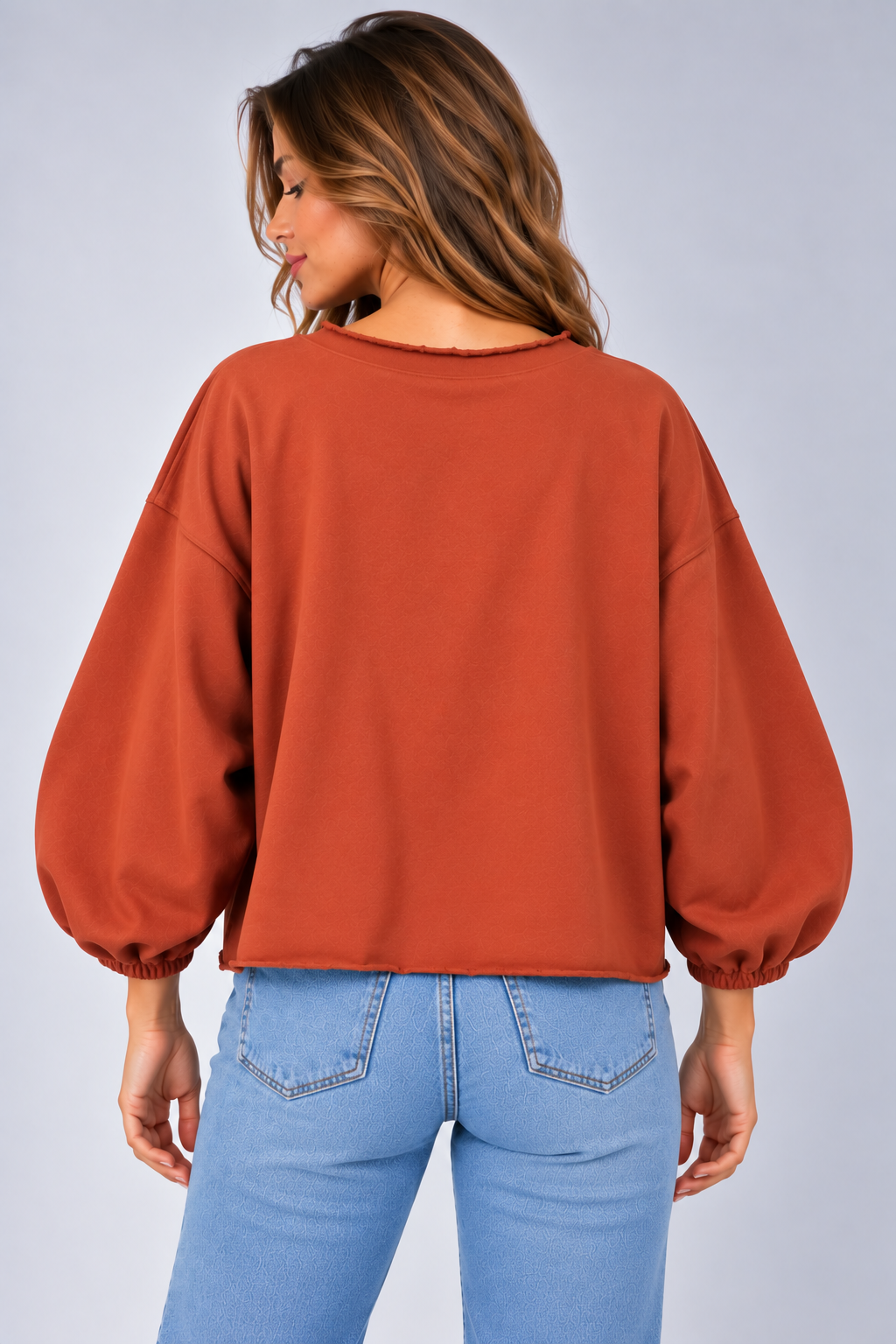 BLUZA  FLAVIA TERAKOTA
