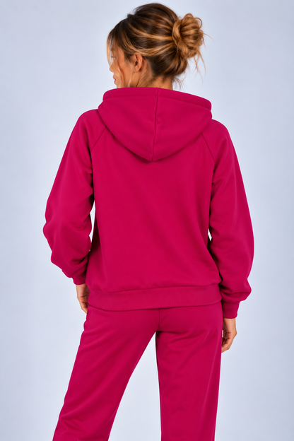 BLUZA NA ZAMEK SUZANA  AMARANT