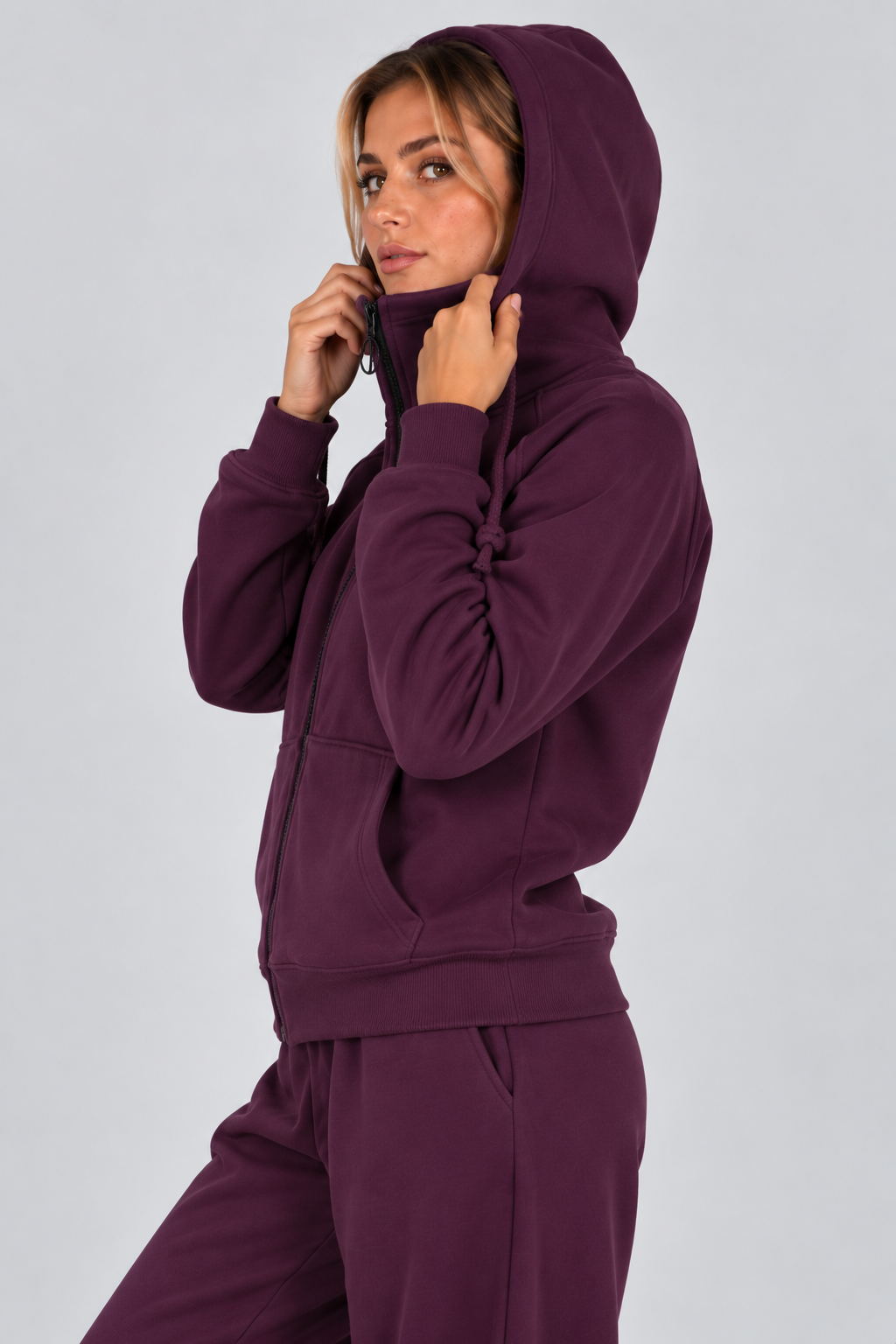 BLUZA NA ZAMEK SUZANA ŚLIWKA
