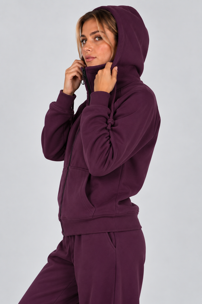 BLUZA NA ZAMEK SUZANA ŚLIWKA