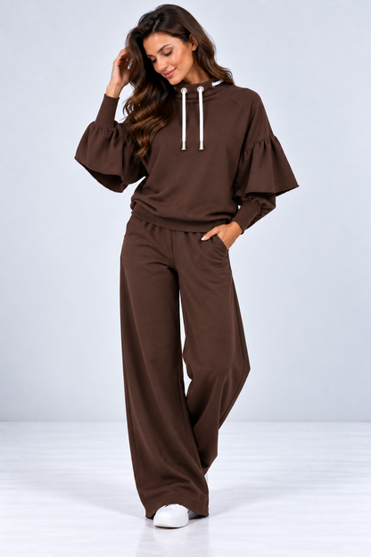 BLUZA  OTULONA CZEKOLADA