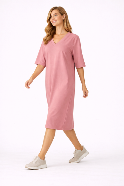 SUKIENKA  ELLISON  DEKOLD V RÓŻ