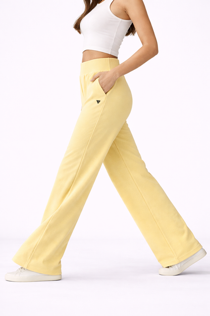 SPODNIE  DAMSKIE ,,MILA" ŻÓŁTE