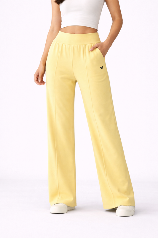 SPODNIE  DAMSKIE ,,MILA" ŻÓŁTE