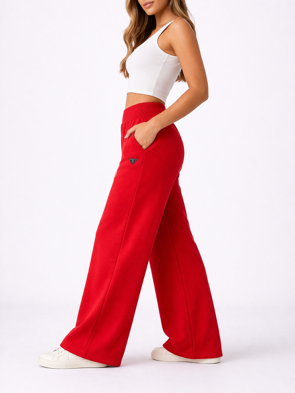 SPODNIE  DAMSKIE ,,MILA" MALINA