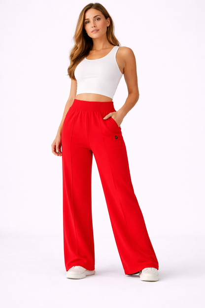 SPODNIE  DAMSKIE ,,MILA" MALINA