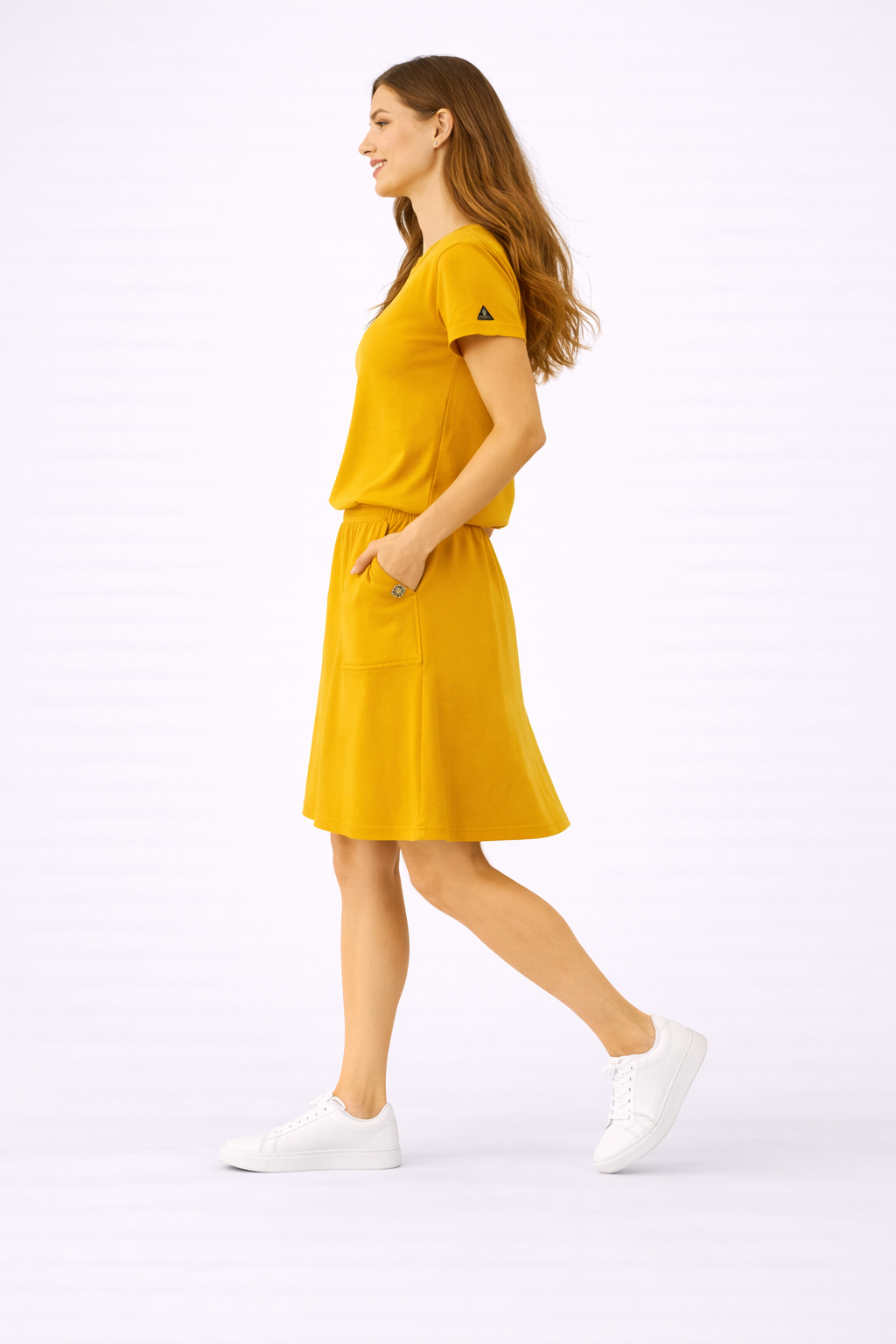 KOMPLET  DAMSKI ,,NOEL" MUSZTARDA