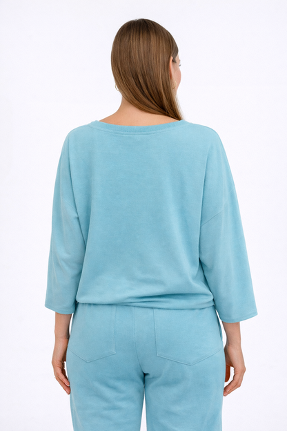 BLUZA ,,VERONA" NIEBIESKI