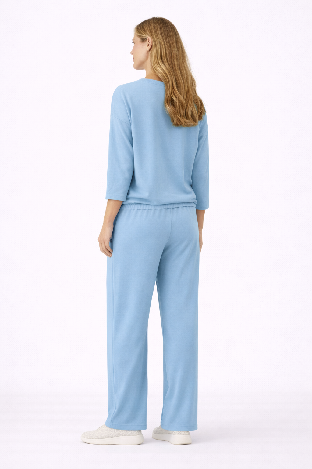 KOMPLET  DAMSKI MILA NIEBIESKI