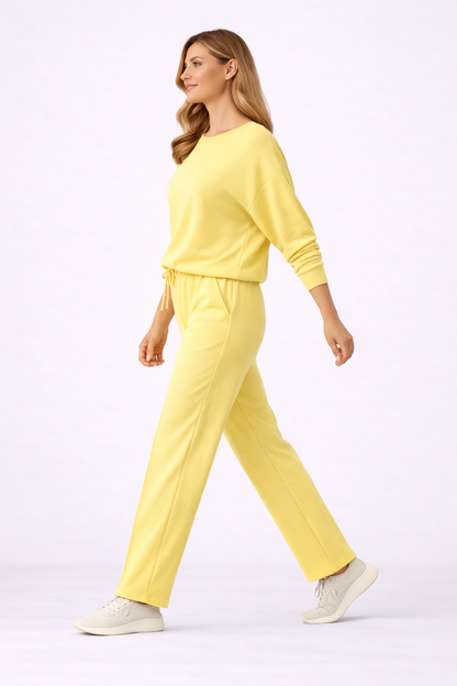 KOMPLET  DAMSKI MILA ŻÓŁTY