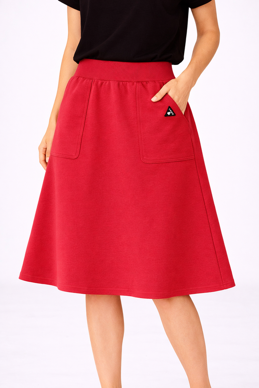 SPÓDNICA TRAPEZOWA ,,NOEL" CZARNA