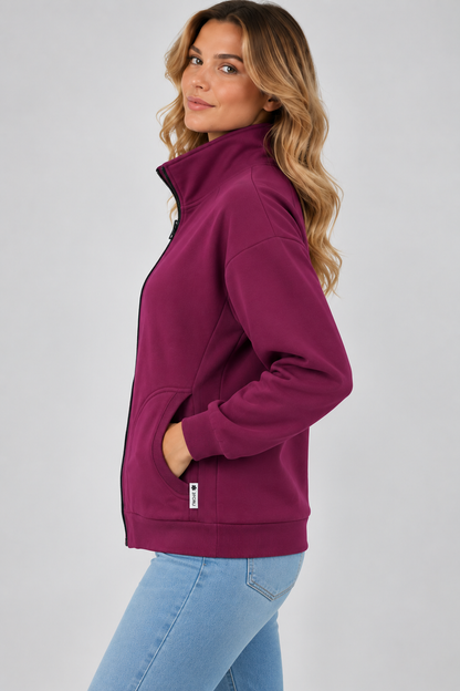 BLUZA NA ZAMEK IGA ŚLIWKA