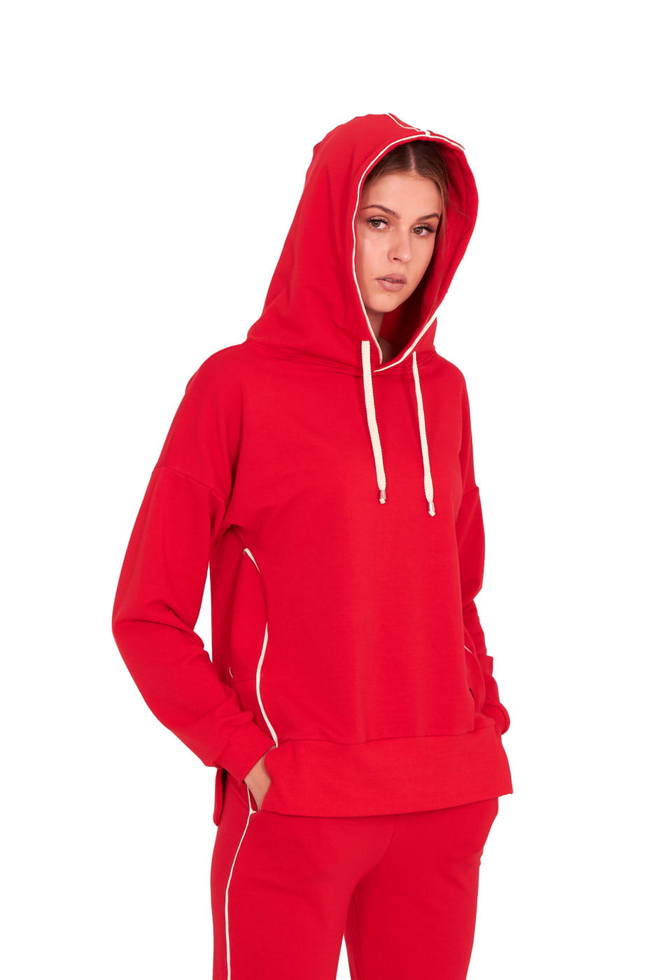 BLUZA DRESOWA STYLE CZERWONA