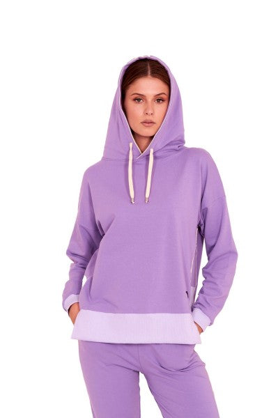 BLUZA DRESOWA STYLE LAWENDOWA