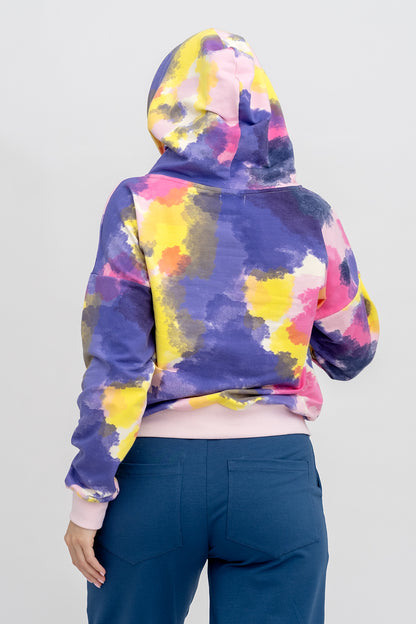 BLUZA Z KAPTUREM ,,PEŁNA BARW"